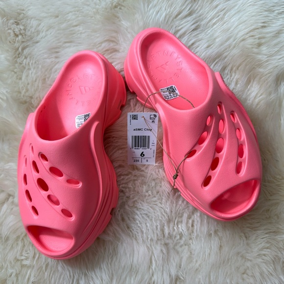 Adidas by Stella McCartney high heel slippers US6 - Picture 6 of 8